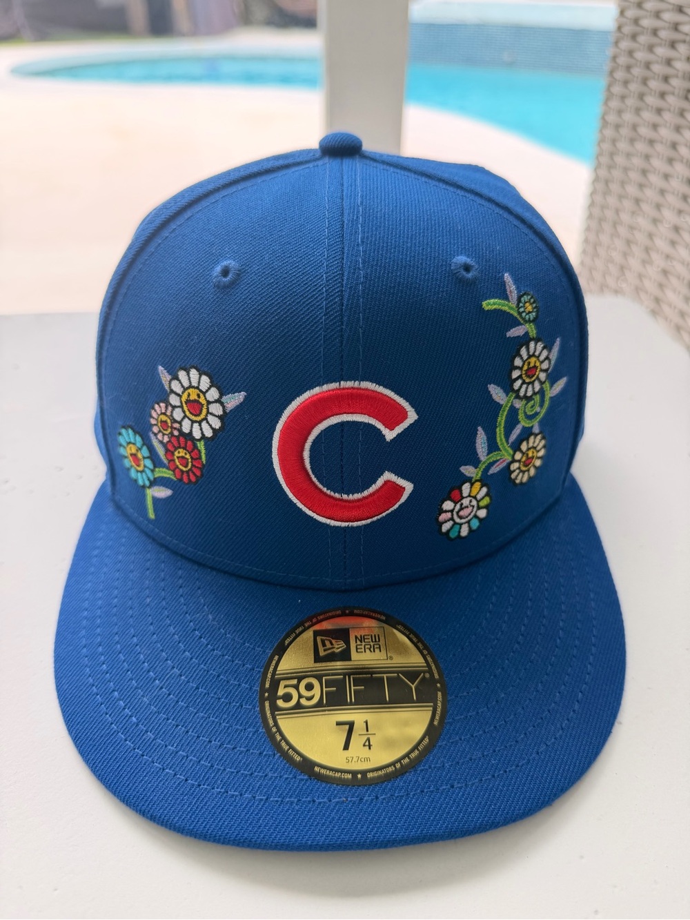 New Era Blue Chicago Tokyo 2025 Floral Murakami 59FIFTY Fitted Hat